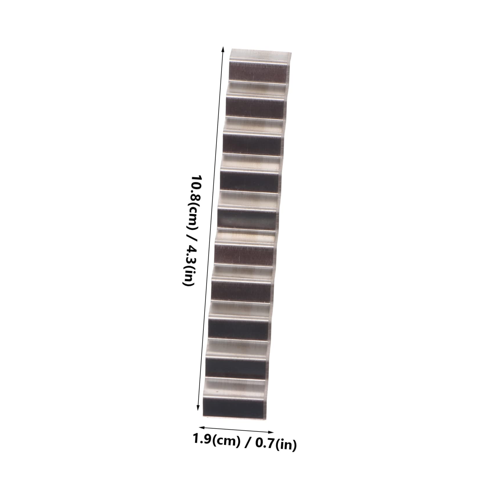 Lurrose 16stücke Teiliges Polymer Clay Cutter Edelstahl Modellierwerkzeug Für -tonarbeiten Verschiedene Wellenformen Langlebig Und Bruchsicher Für Kreative Bastelprojekte