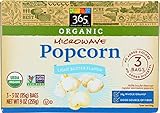 365 Everyday Value, Organic Microwave Popcorn Light Butter Flavor, 3 Ounce, 3 Count