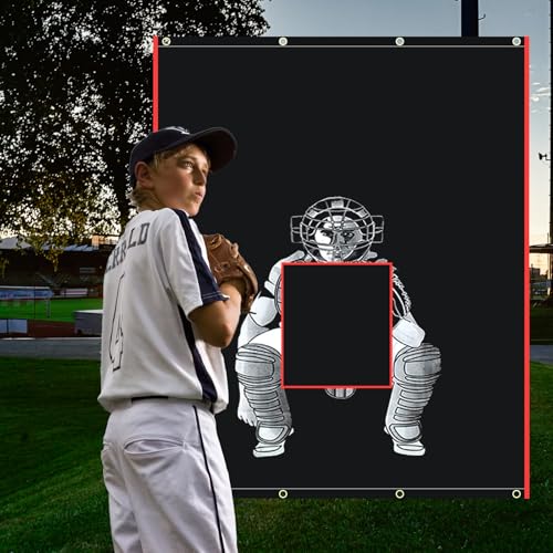 image for Doublehorse Baseball Softball Batting Cage Backstop Padding Mat, Vinyl