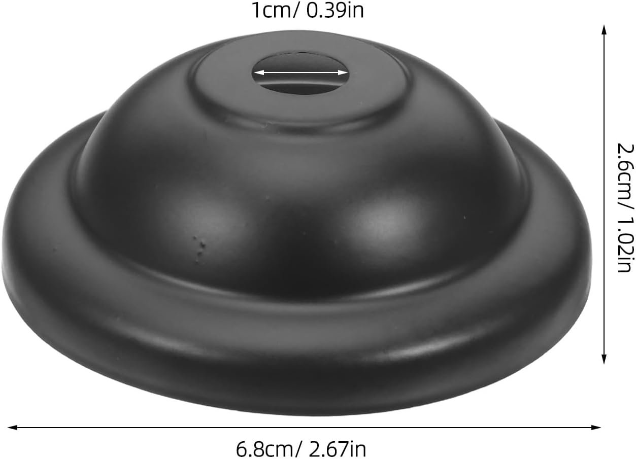 20PCS Light Canopy - 10mm/0.3'' Hole Ceiling Light Mounting Part - Replacement Ceiling Cover Plate for Lighting Fixtures Chandelier Pendant Lamp