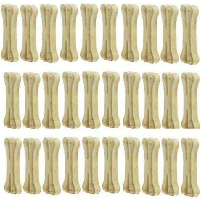 Foodies Budy House Dog Chew Bone for Small Dogs 3 Inches - 15 Pc Pack, Chicken Flavor, Dog Treats, Bones for Dog (200)