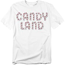 Popfunk Candy Land Candy Cane Logo T Shirt Cream