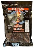 Bronco Billy's Beef Jerky Flaming Hot One Pound Resealable Bag
