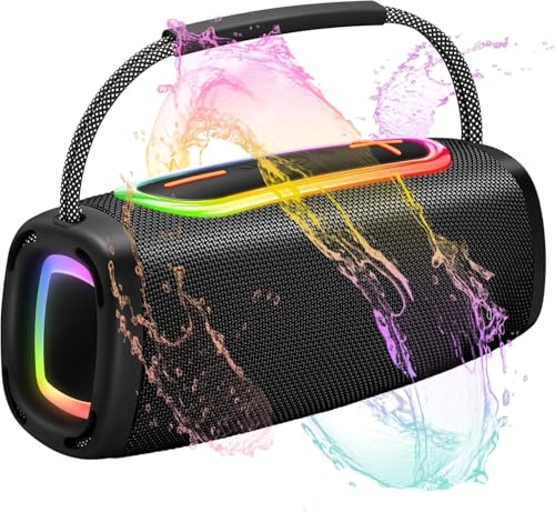 Matast Portable Bluetooth Speaker, Speaker Diameter, 24W Punchy Bass Clear Treble, IP6 Waterproof...