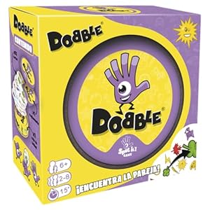 Zygomatic Dobble Clasico – Juego de Cartas – Juego de Cartas Infantil de Acción y Reflejos para Adultos y Niños – De 2 a 8 Jugadores – 15 Minutos por Partida – En Español y Portugués