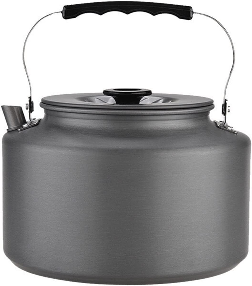 Hot Water Kettle,Stovetop Tea Kettle,Tea Garden Outdoor Camping teapot Camping Coffee Pot Portable Travel Kettle Outdoor Camping Kitchen Picnic Pot Camping Utensils Tableware