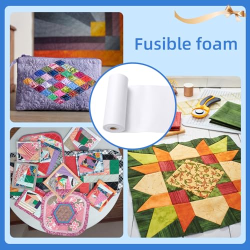 BrightRow 1-Sided Fusible Foam Stabilizer Interfacing,19 x 120'',White by BrightRow - Image 5