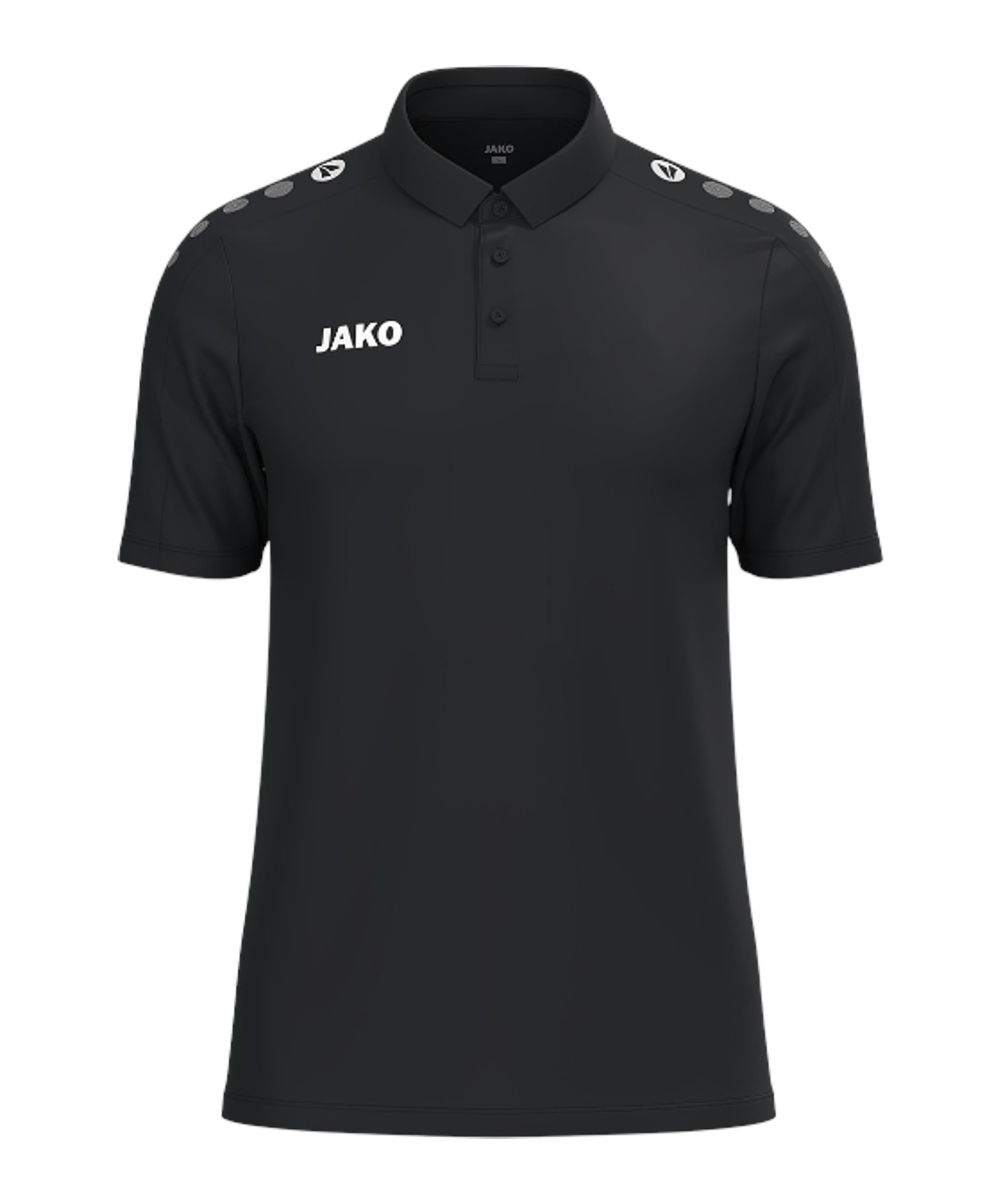 Jako Unisex Polo Shirt One Cotton, Black, 4XL