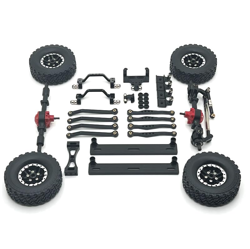 Amazon.com: for WPL C64 C64-1 Metal Front and Rear Axle