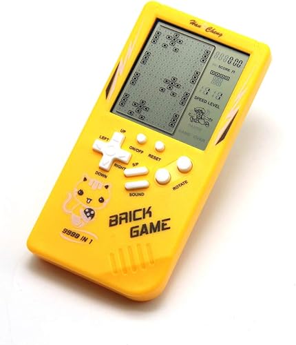 Miniatura 3 de Consola de juegos retro de ladrillo de pantalla grande 9999 en 1 tanquecarrerasdisparos, juego de rompecabezas casual, dificultad ajustable y