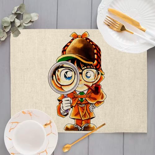 Set de table Conan lin lavable grand format protection table anime - 4
