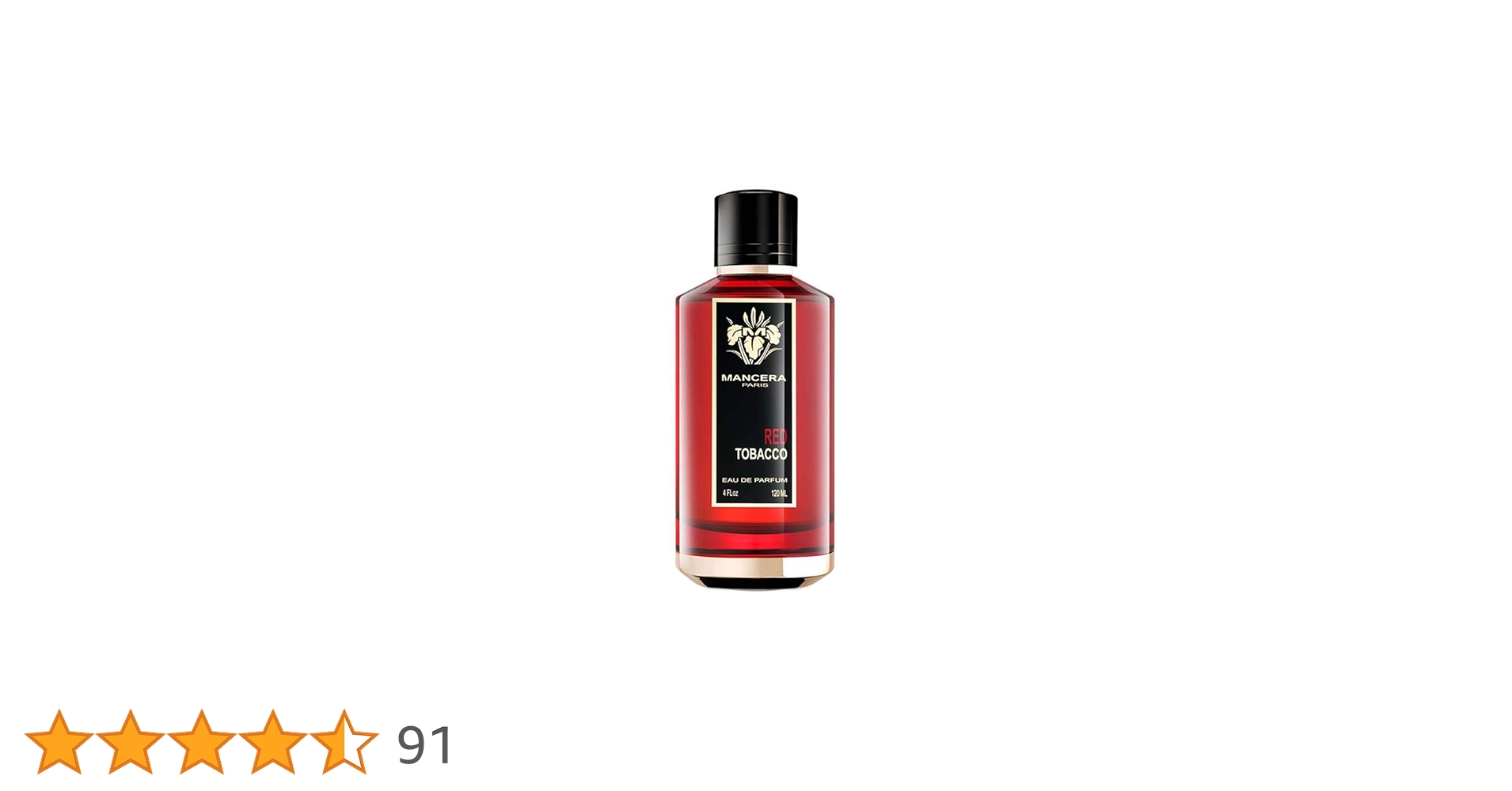 Amazon | 100% Authentic MANCERA Red Tobacco Eau de Perfume 120ml