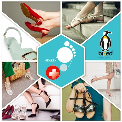 biped HEALTH 2 Paar Slinghalter - polstern und verhindern das Rutschen von Schuh Riemchen - selbstklebende Riemchenhalter aus Velours Leder z2920