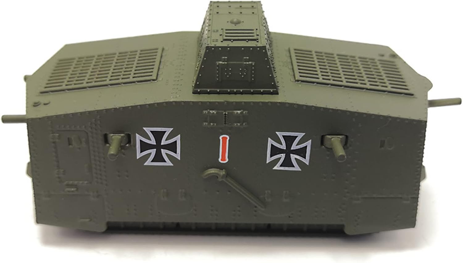 Alloy 1:100 Scale German WWI A7V Tank Model Simulation Tank Model for Collection