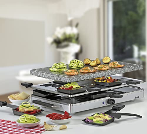 Spring Raclette mit Alugrillplatte KP3267410001 und Granitstein