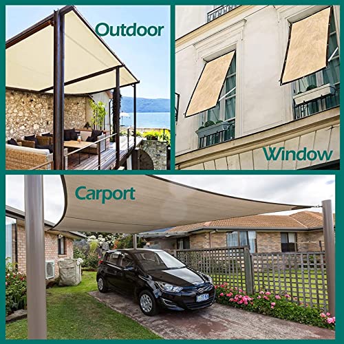 Toldo rectangular permeable para patio y jardin de alta densidad 7
