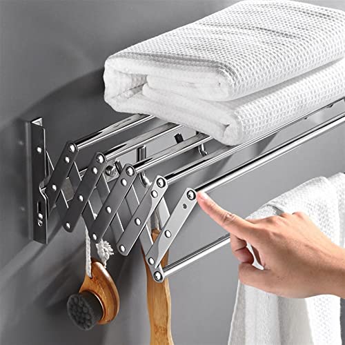 Étendoir à linge rétractable mural pour optimiser votre buanderie