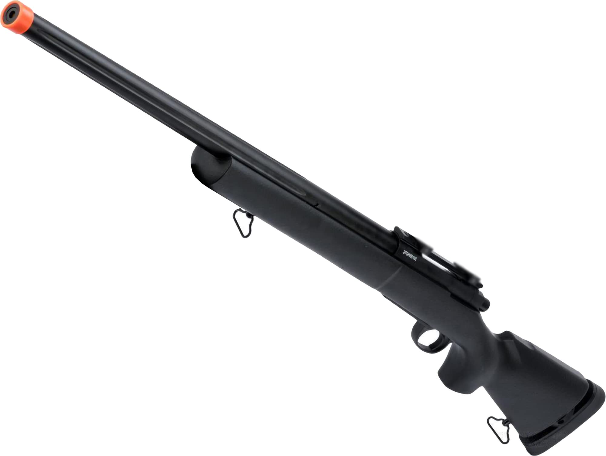 Evike Airsoft - CYMA Standard M24 Mil-Inspired Airsoft Cycling Action Elite Scout Rifle (Color: Black/Fluted Barrol/Rifle Only)