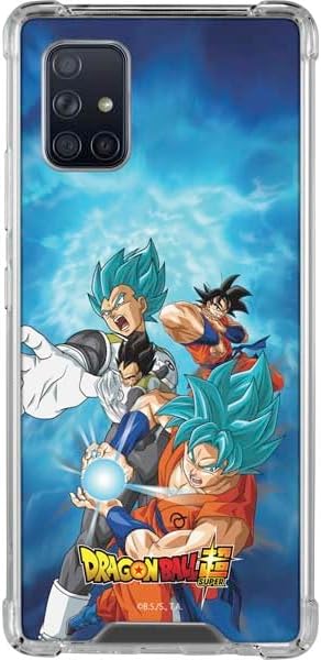 Skinit Clear Phone Case Compatible with Galaxy A71 5G - Officially Licensed Dragon Ball Super Goku Vegeta Super Ball Design