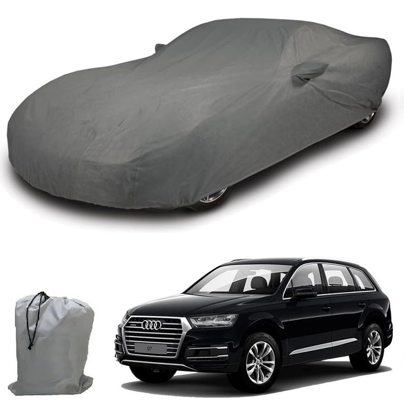 Image of ARCUATE Triple Layer Custom fit Car Body Cover for Audi Q7 |Top Layer Dustrproof | Middle Layer Waterproof | Bottom Layer Scratch Protection | Outdoor Indoor Fabric