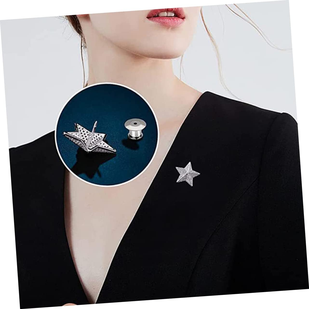 Gadpiparty 84PCS Metal Lapel Pin Backs for Hats Replaceable Pin Keepers Rubber Caps for Jewelry Making Crafts and Daily Use