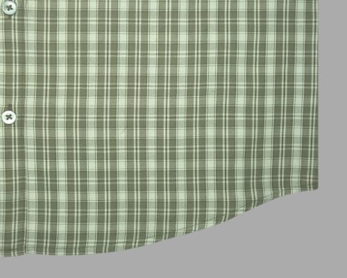 Image of GHPC Cotton Checkered Half Sleeves Regular Fit Formal Shirt for Men