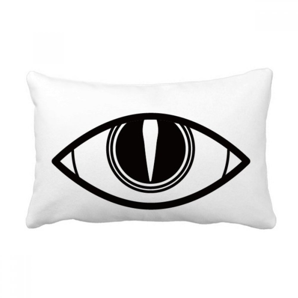 Coussin oreiller lombaire motif yeux noir DIYthinker : idée cadeau originale