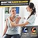 CAMBIVO 2 Pack Elbow Brace for Tendonitis, Tennis Elbow Compression Support Sleeve for Golfers Elbow Pain Relief, Arthritis, Bursitis, Workout, Weightlifting