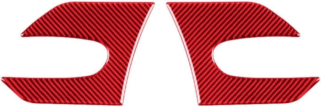 Carbon Fiber Car Interior Accessories Decoration Decal Sticker Trim Compatible with Mini Cooper Countryman 2017 (Red, Front Fender Cover)