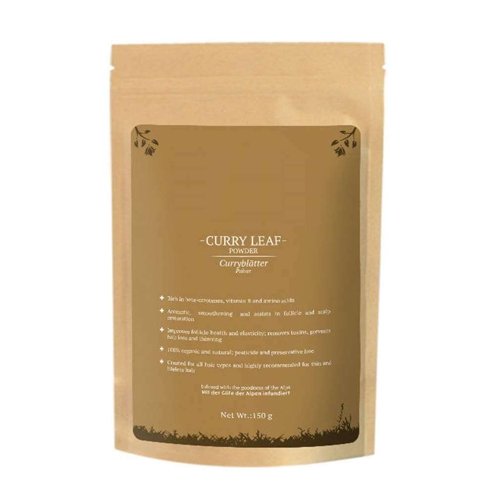 SH Curry Leaves Powder for Skin Hair 150 g - Brightens Skin Helps Reduce Hairfall Thinning - 100
