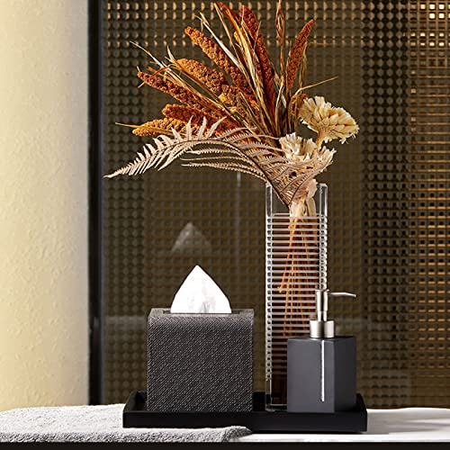 Bathroom Vanity Tray Wood Tray - For Counter Wood Small Bathroom Decorative Tray, Dresser Top Perfume Tray For Home Decoration 11” L X 4.9” W X 1” H #TOP6