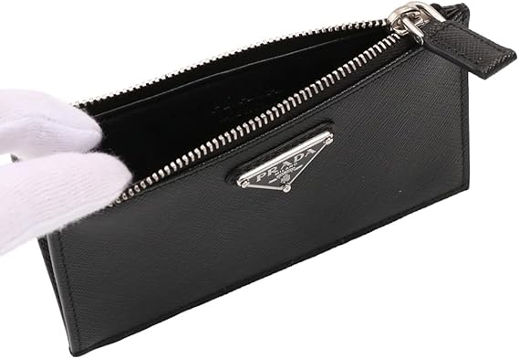 PRADA カードケース　ブラック　　　　　並行輸入品 Amazon | [Prada] [プラダ] 小物(カードケース) 2MC086 QHH ネロ