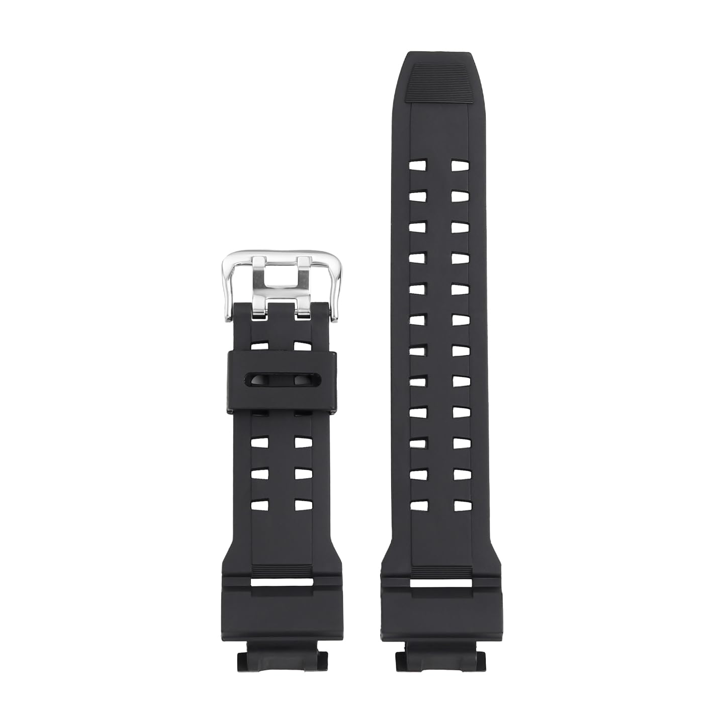 Compatible with Casio G-9200 / GW-9200 Rubber Watch Strap with Raised Lugs, Waterproof Silicone Watch Band