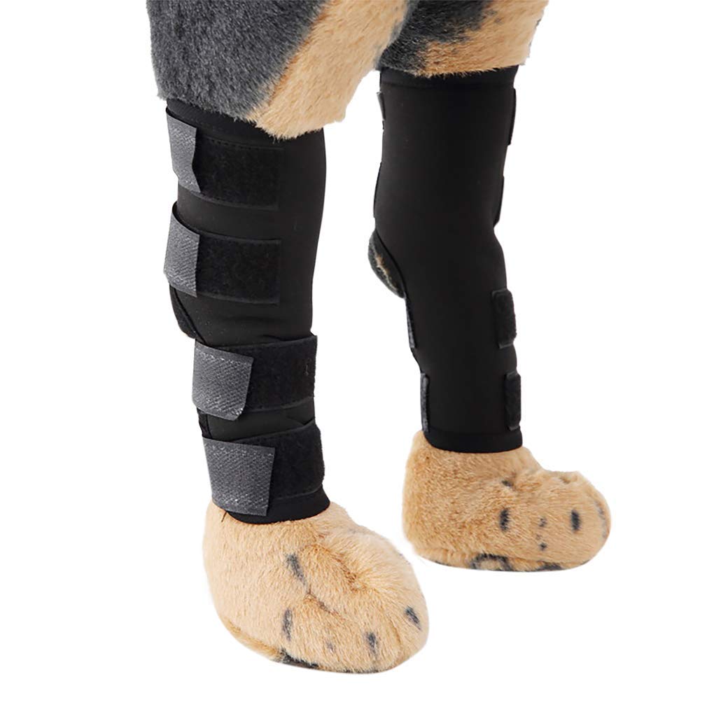 TAILTEC Dog Leg Braces for Back Legs,ACL Brace for Large Dogs Rear Legs, Joint Compression Warps Support for Hind Leg with Injury Sprain, Wound Care and Loss of Stability from Arthritis (1 Pair) (B0DB8MTM35) Amazon Price History, Amazon Price Tracker