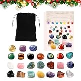 Cuenta regresiva de Navidad | Colgante de 24 días | 2025 Cristales Decorativos, Para el Día de la Madre, Mujeres, Hombres Y Niñas, Yoga, Cumpleaños,