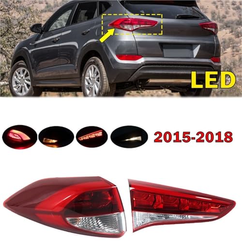 Ensemble accessoires automobiles avec coque feux arrière LED Tucson - 2