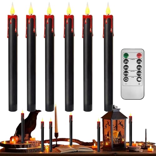 Velas con pilas seguras y regulables para la repisa de chimenea