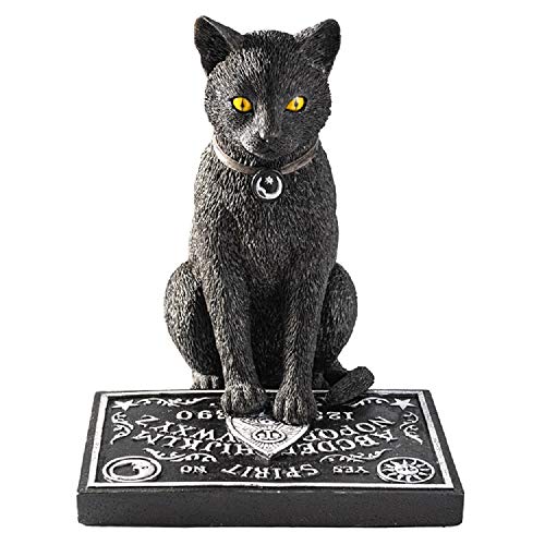 Pacific Giftware Black Cat with Spirit Board Ouija Figurine Statue Home Decor