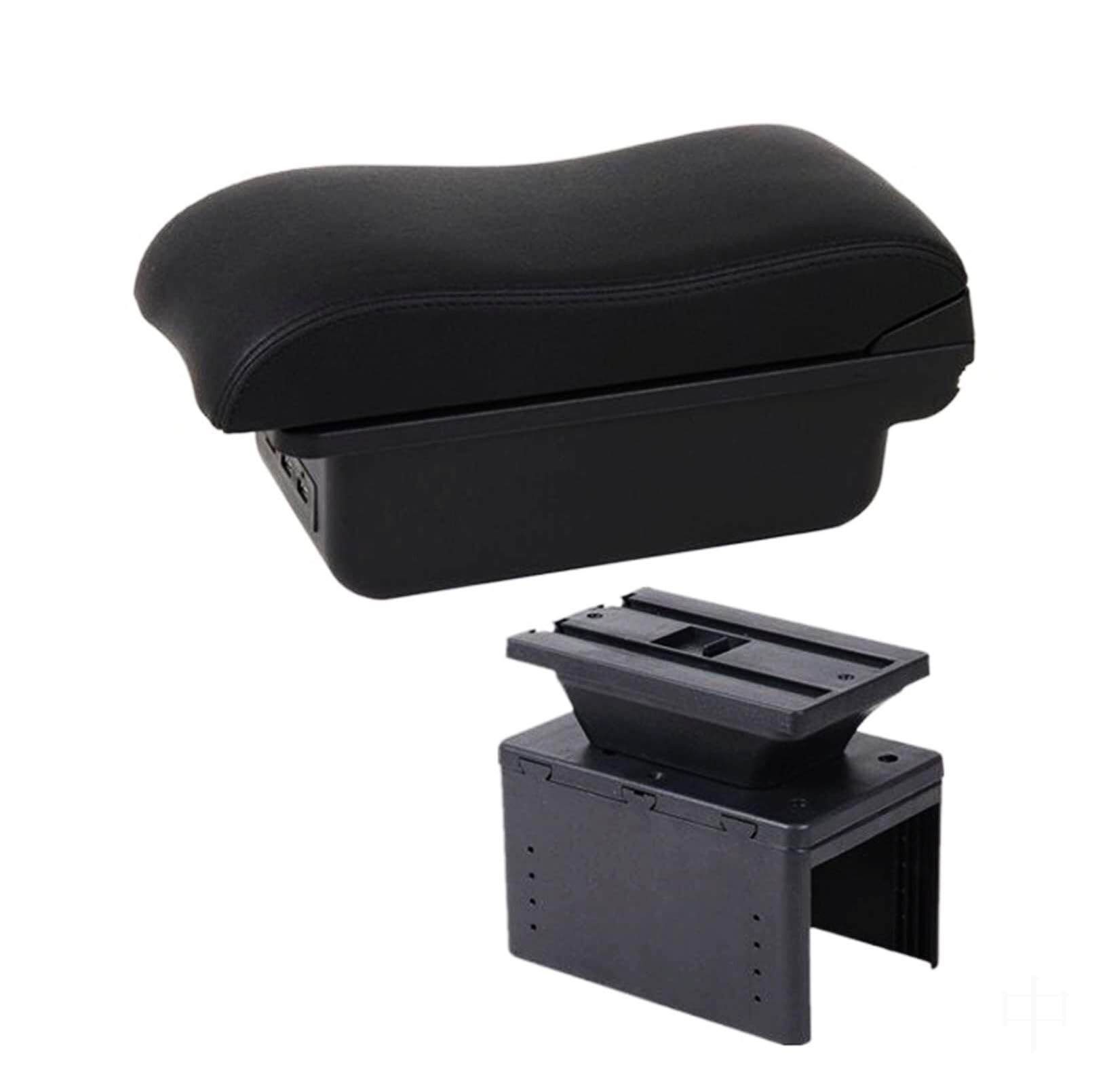 GTDTKGANAK Storage Box For For Focus Mk1 Center Console Armrest Storage For Box with USB Light(B2 3 Usb)