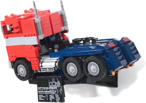 Click & Calm Co. Wall Mount for Icons Optimus Prime 10302 2-in-1 Display Mount, Easy Installation with One Screw for Fans