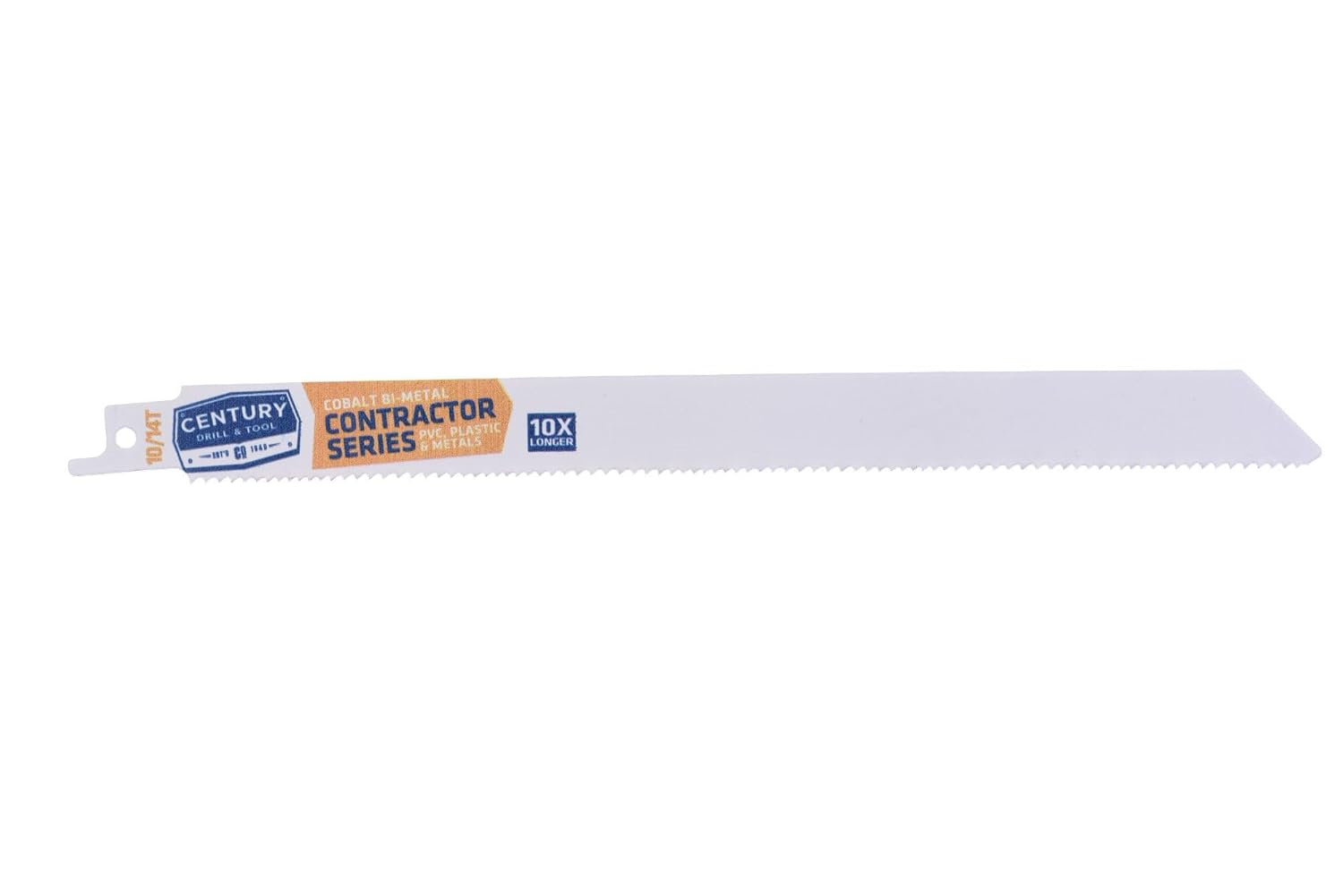 Century Drill & Tool 07001 9" Contractor Series Bi-Metal Reciprocating Saw Blade, 10/14T, 5 Pack