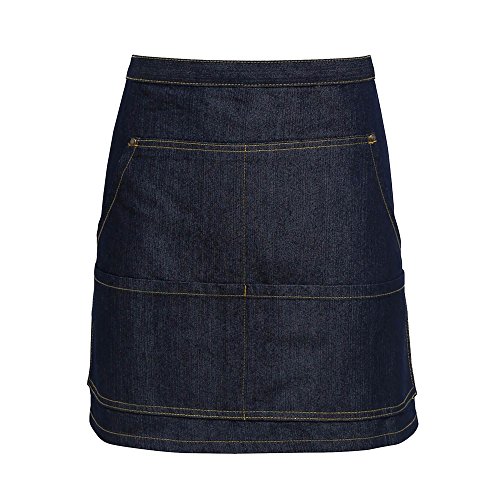 Image of Premier Jeans Stitch Denim Waist Apron (One Size) (Indigo Denim)