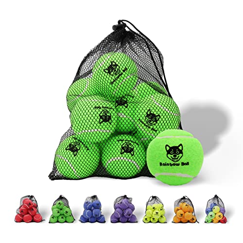 Squeaky Tennis Balls for Dog, Fetch Dog Toy Tennis Balls with Squeaker 12 Pack Colorful 2.5″ Dog Toys Balls for Small Medium Large Dogs Squeaky Tennis Balls for Dog, Fetch Dog Toy Tennis Balls with Squeaker 12 Pack Colorful 2.5″ Dog Toys Balls for Small Medium Large Dogs