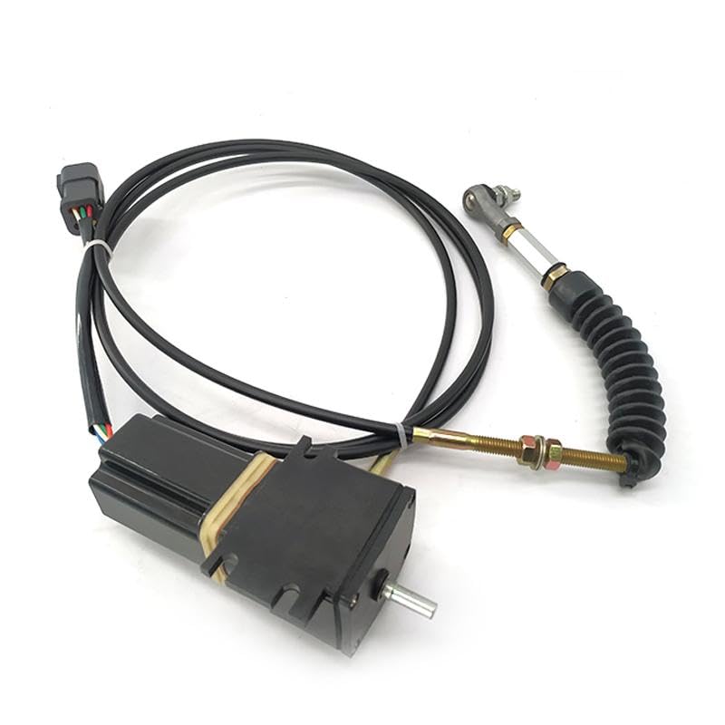 Throttle Motor HM-A70010 132-7786 102-8007 Compatible with E307B E308V E305C (Small Square Plug Line:2.4m)