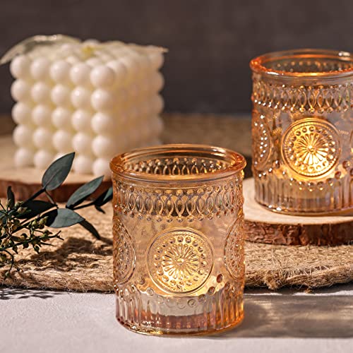 DARJEN Gold Votive Candle Holders Set of 36- Glass Candle Holders Bulk for Table Centerpiece, Tea Lights Candle Holders for Wedding Shower, Party, Home Decor by DARJEN - Image 5