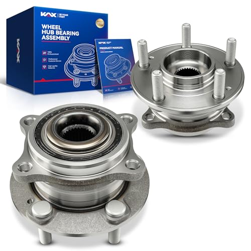 KAX 2X Front Wheel Bearing and Hub Assembly with 5 Lugs for Hyundai Kia by KAX - Used condition - US$64.79