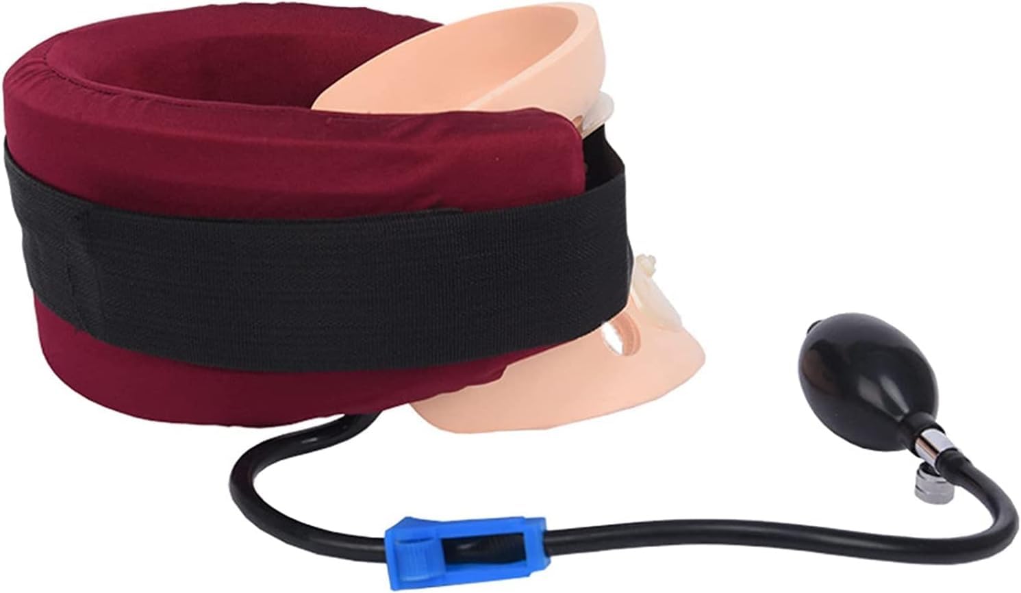 CukUJH Cervical Vertebra Brace Adjustable Neck Support for Spine Alignment, Neck Pain Relief for Home/Office