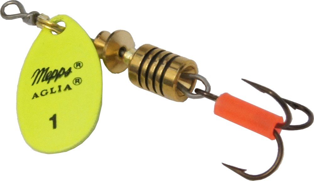 Mepps Bug Les Cucchiaini Mosche, Jaune de Mai, 2/7 g