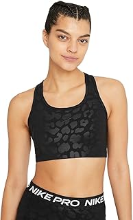 NIKE Women's W Np Df Swsh Lepard Shine Bra Sports