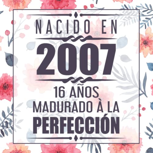 Nacido En 2007 16 Años Madurado À La Perfección: 16 cumpleaños Libro de visitas